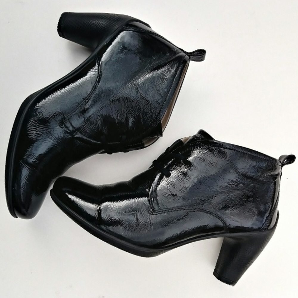 ECCO Patent Leather Boots